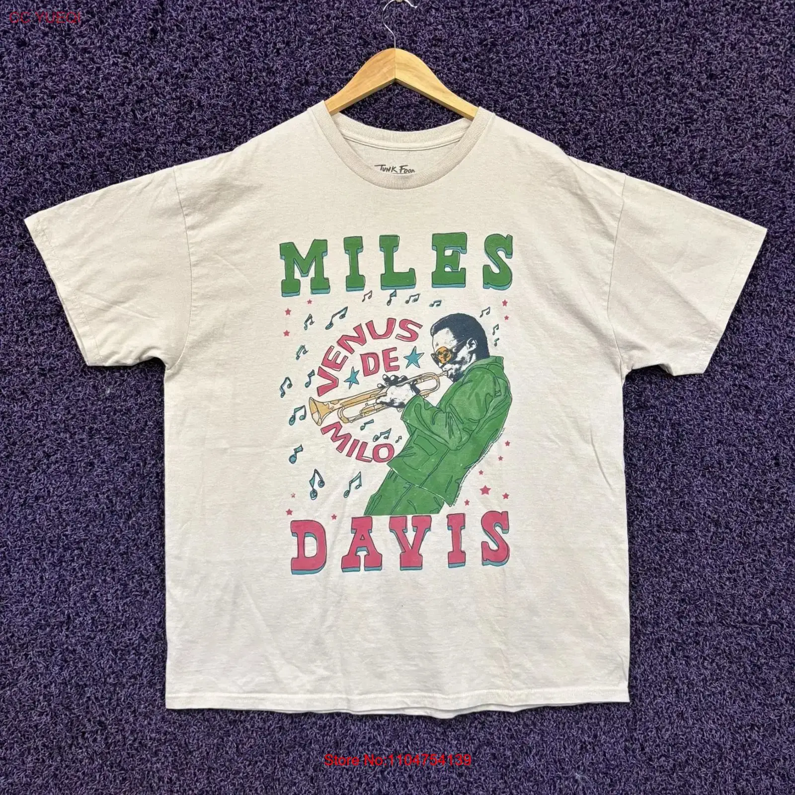 Vintage Fashion Knitwear - Miles Davis Venus De Milo T-Shirt,
