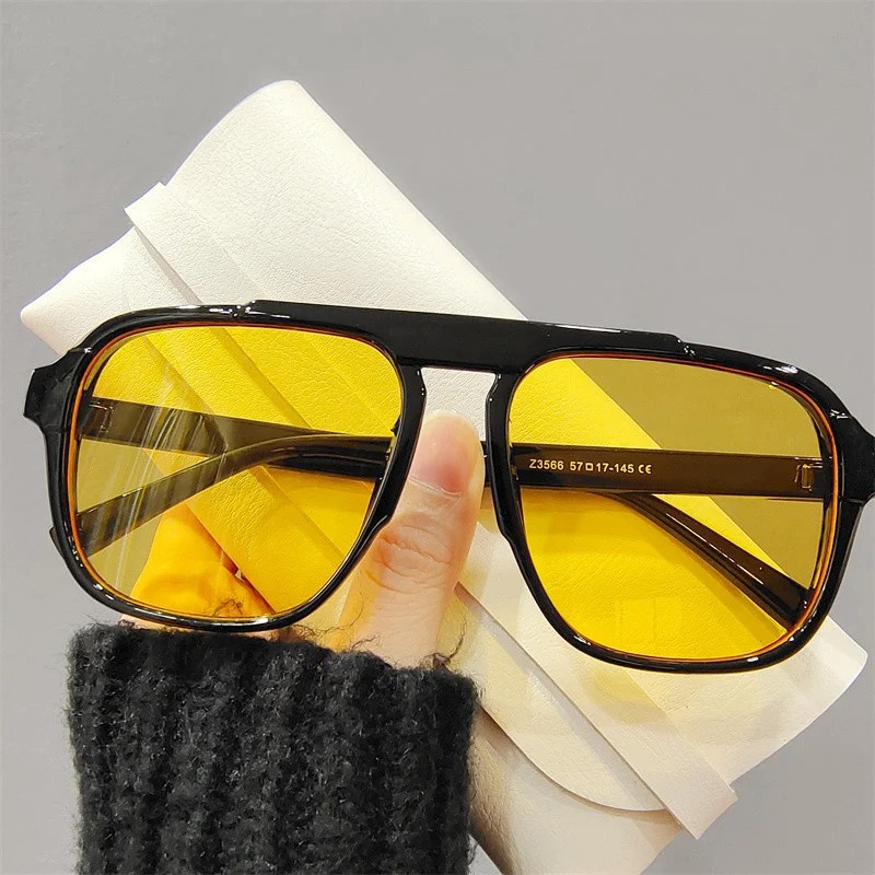 Vintage Outdoor Fashion - Neue Übergroße Sonnenbrille Klassische Damen-Sportbrille Vintage