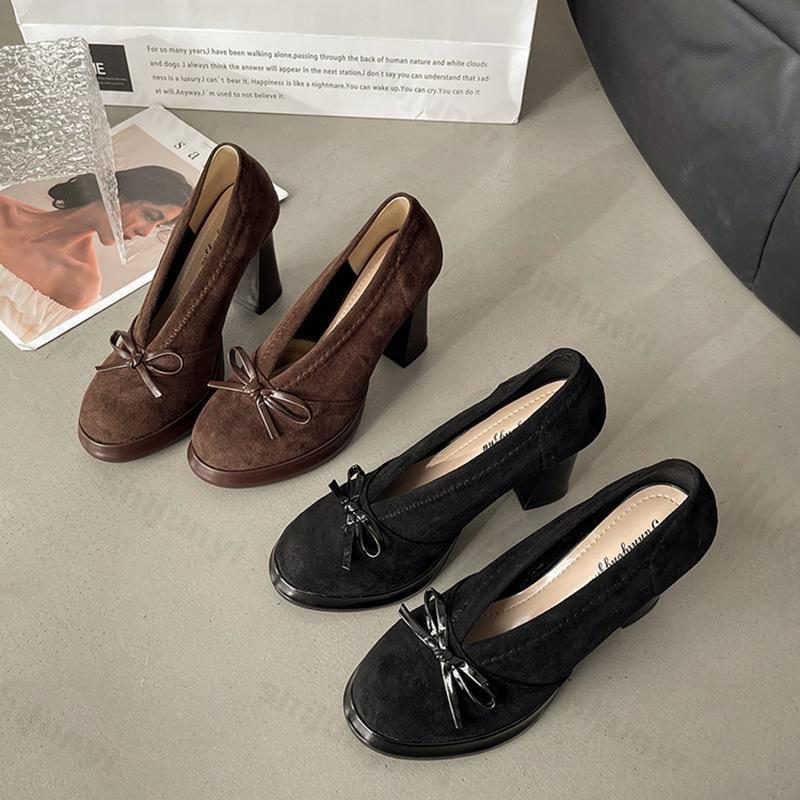 Vintage Outdoor Fashion - Damen High Heels 2025, Frühling und
