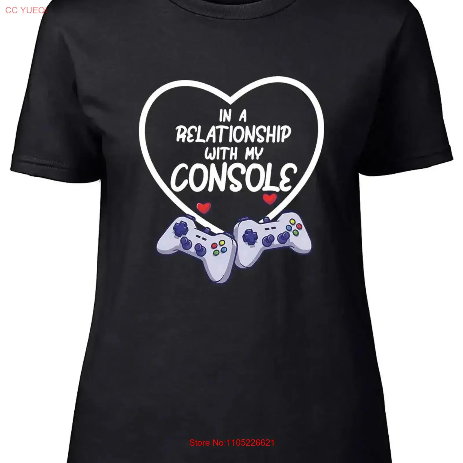 Vintage Fashion Video - Lustiges Video-Gaming-Gamer-Damen-T-Shirt in einer Beziehung mit