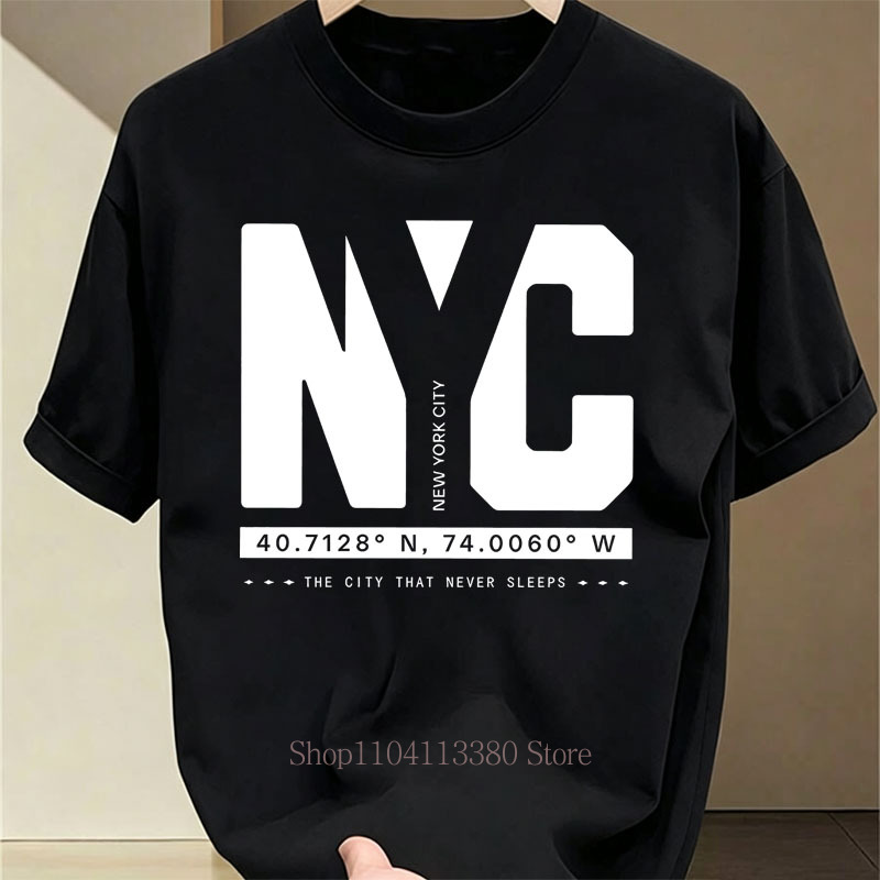 Vintage Fashion Nyc - Nyc T-Shirts mit Grafikdruck für Herren,