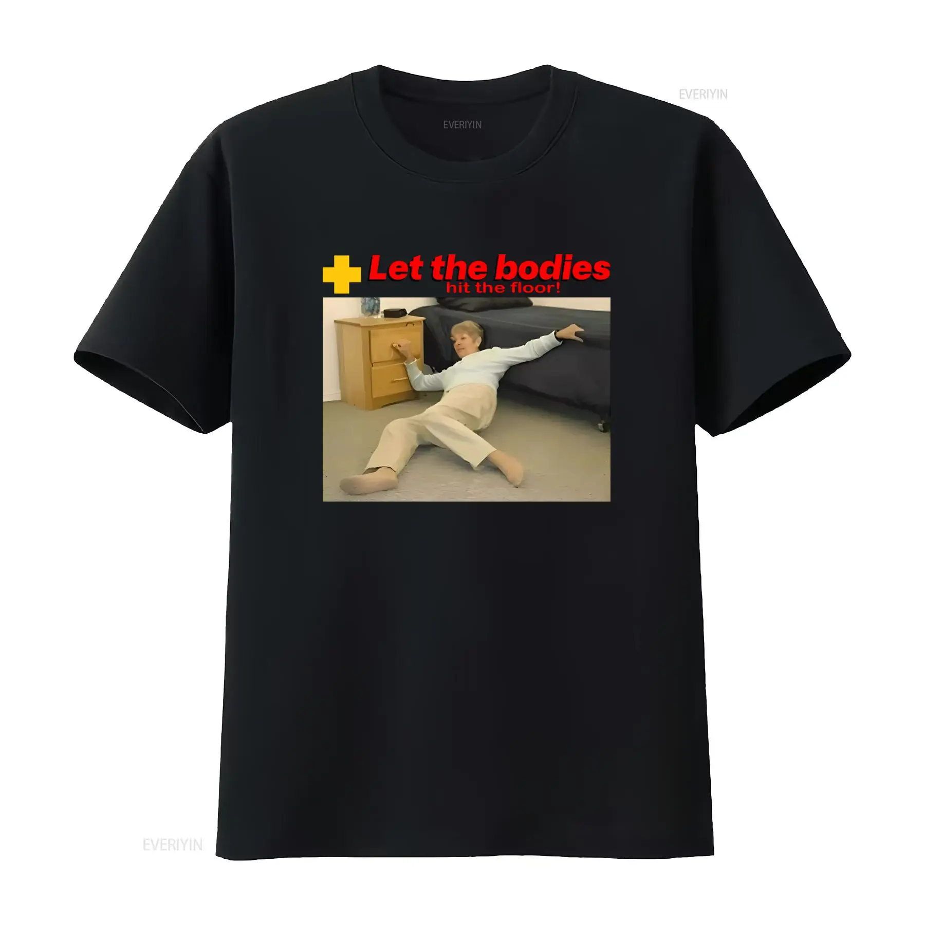 Vintage Fashion Knitwear - „Let the Bodies Hit Floor“ lustiges