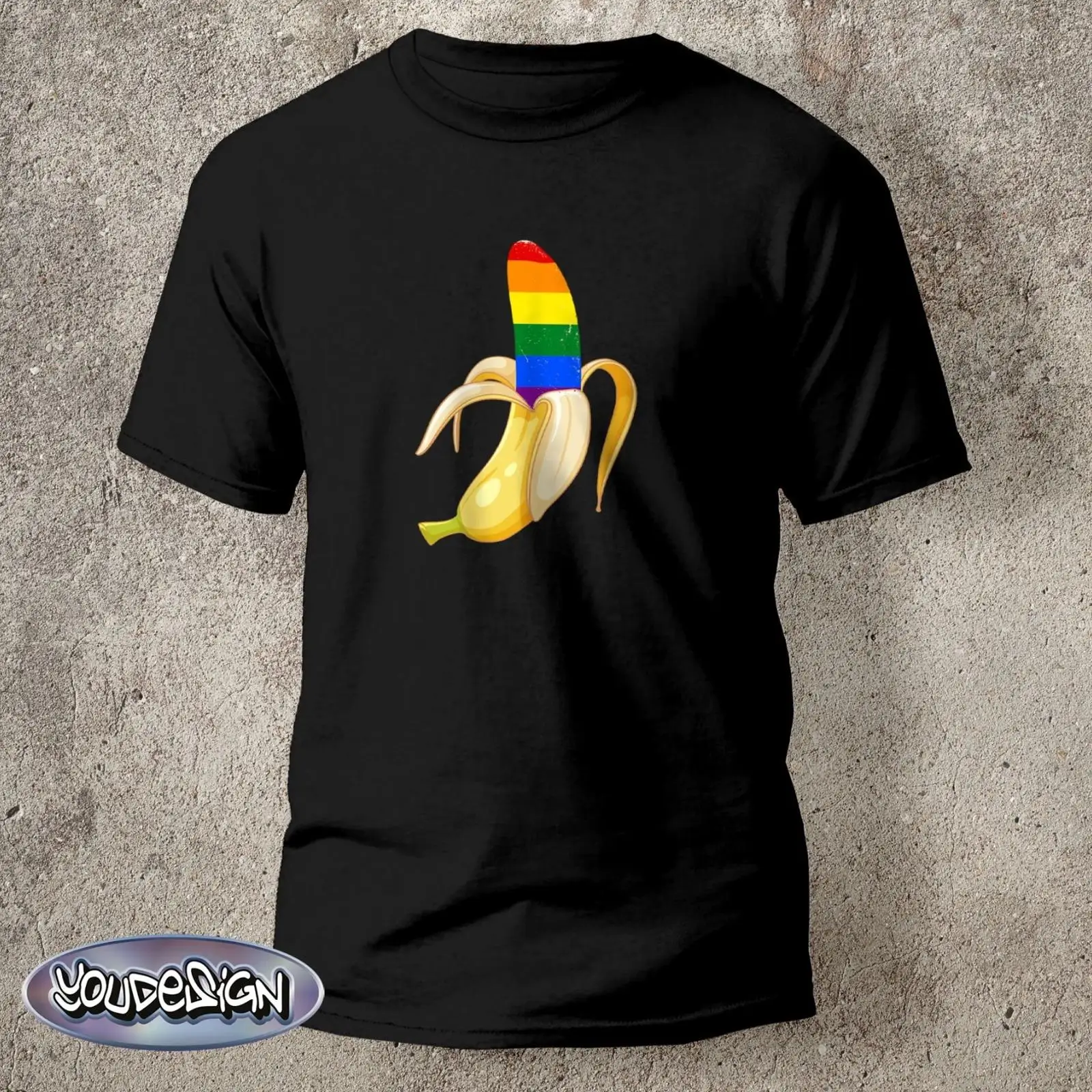 Vintage Queer Fashion - Banane T-Shirt Banana LSBTIQ LGBTQ Queer