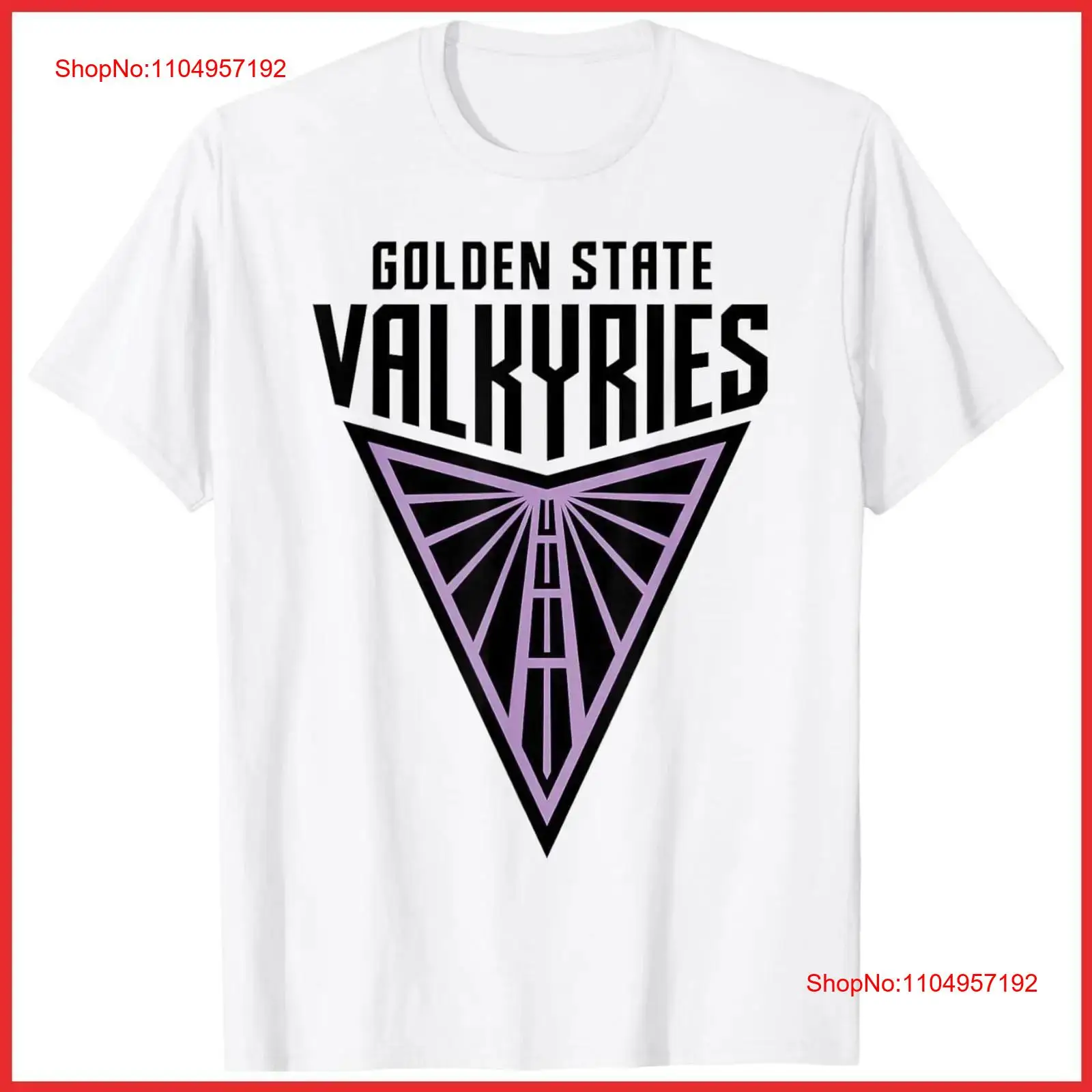 Vintage Fashion Knitwear - WNBA Golden State Valkyries Weißes Baumwoll-T-Shirt
