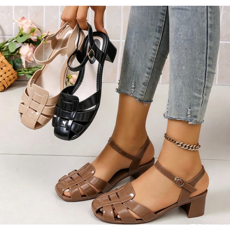 Vintage Fashion Design - Sommerliche neue Vintage-Römersandalen für Damen mit