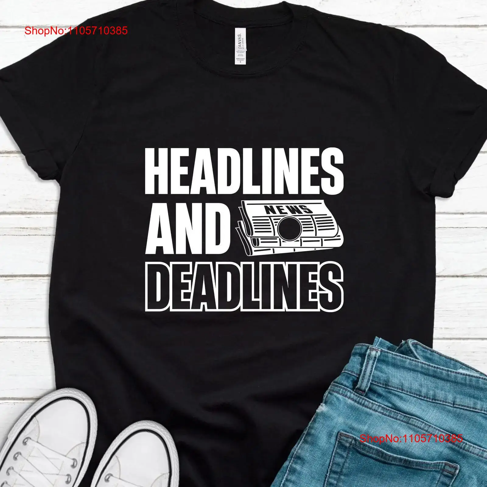 Vintage Fashion Journal - Journalist-T-Shirt „Reporter Journalism for T1802“ im