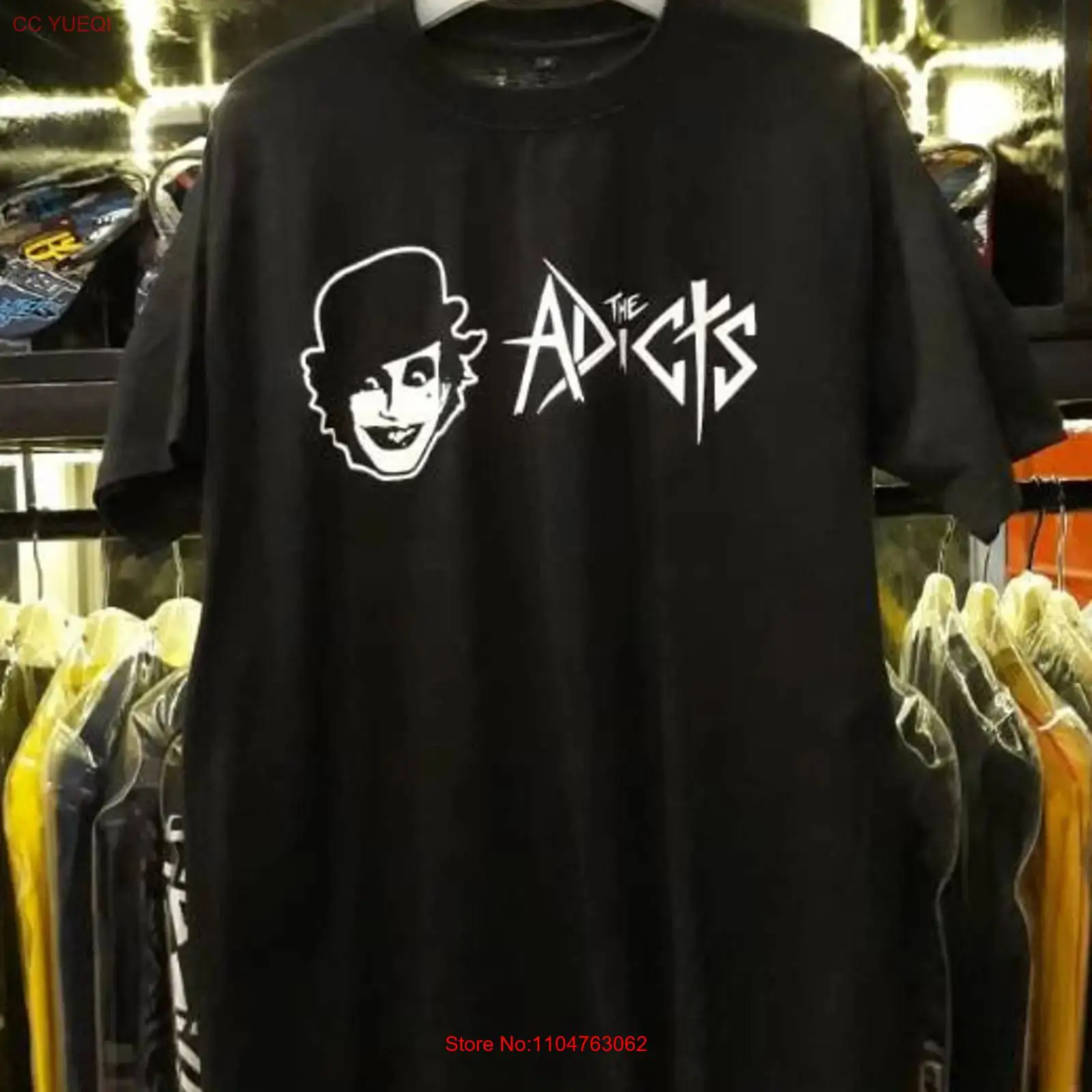 Vintage Fashion Knitwear - The Adicts Tour Band Basic For