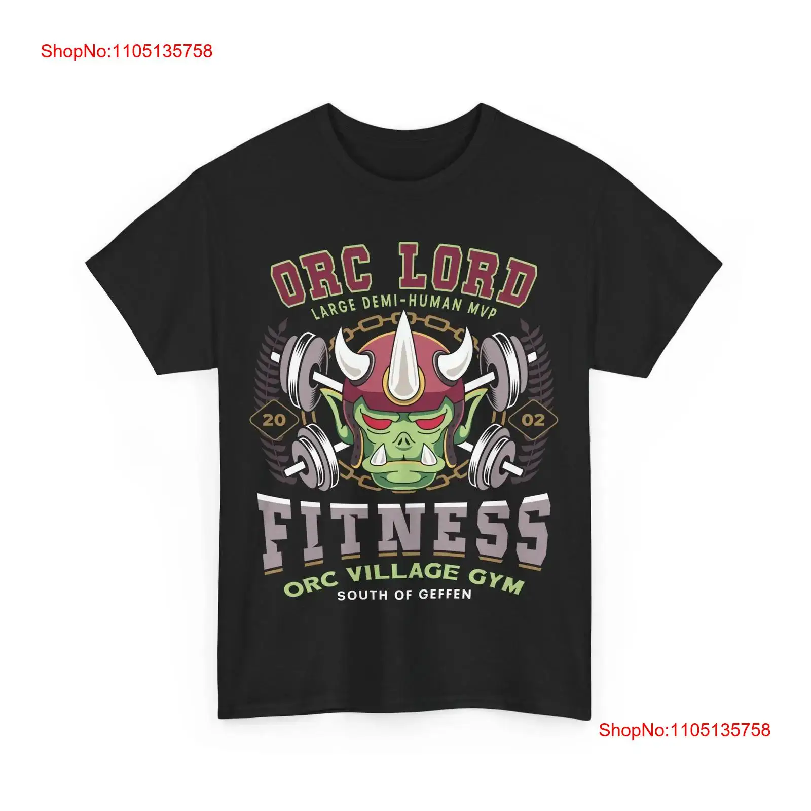 Vintage Fashion Video - Geffen Orc Village Fitness T-Shirt Ragnarok
