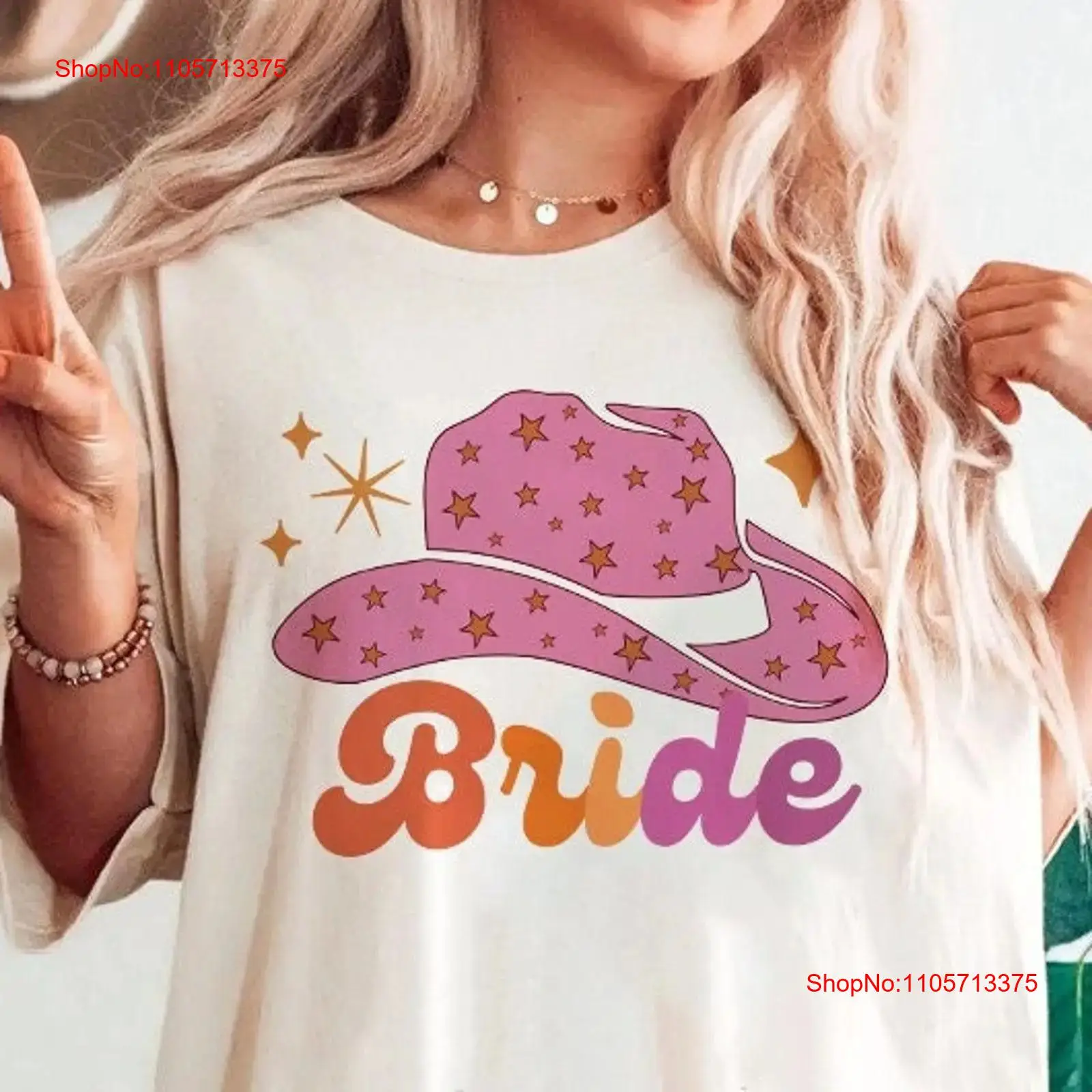Vintage Queer Fashion - Lesbische Hochzeits-T-Shirts, Queer-Braut-T-Shirt, Braut-Retro-LGBTQ-Boho-Cowgirl-Vintage-T-Shirt, gewaschene Mode,