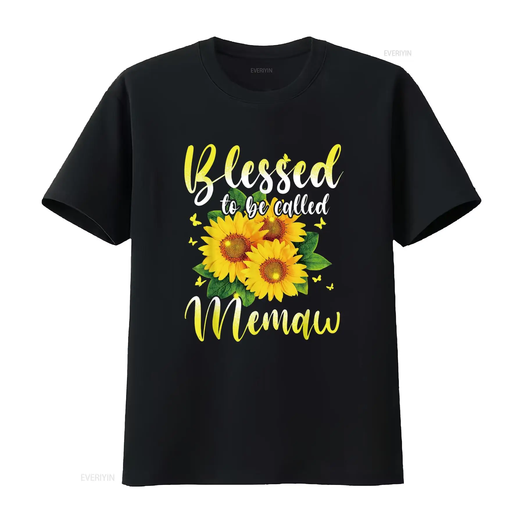 Vintage Fashion Knitwear - Blessed To Be Called Memaw Sunflower