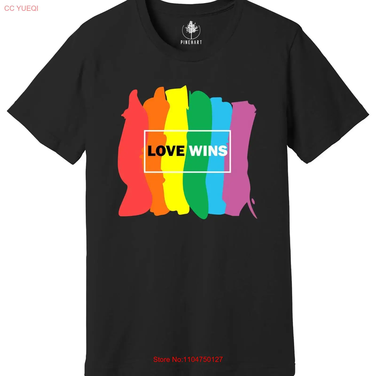 Vintage Queer Fashion - Love Wins T-Shirt LGBT Gay Pride