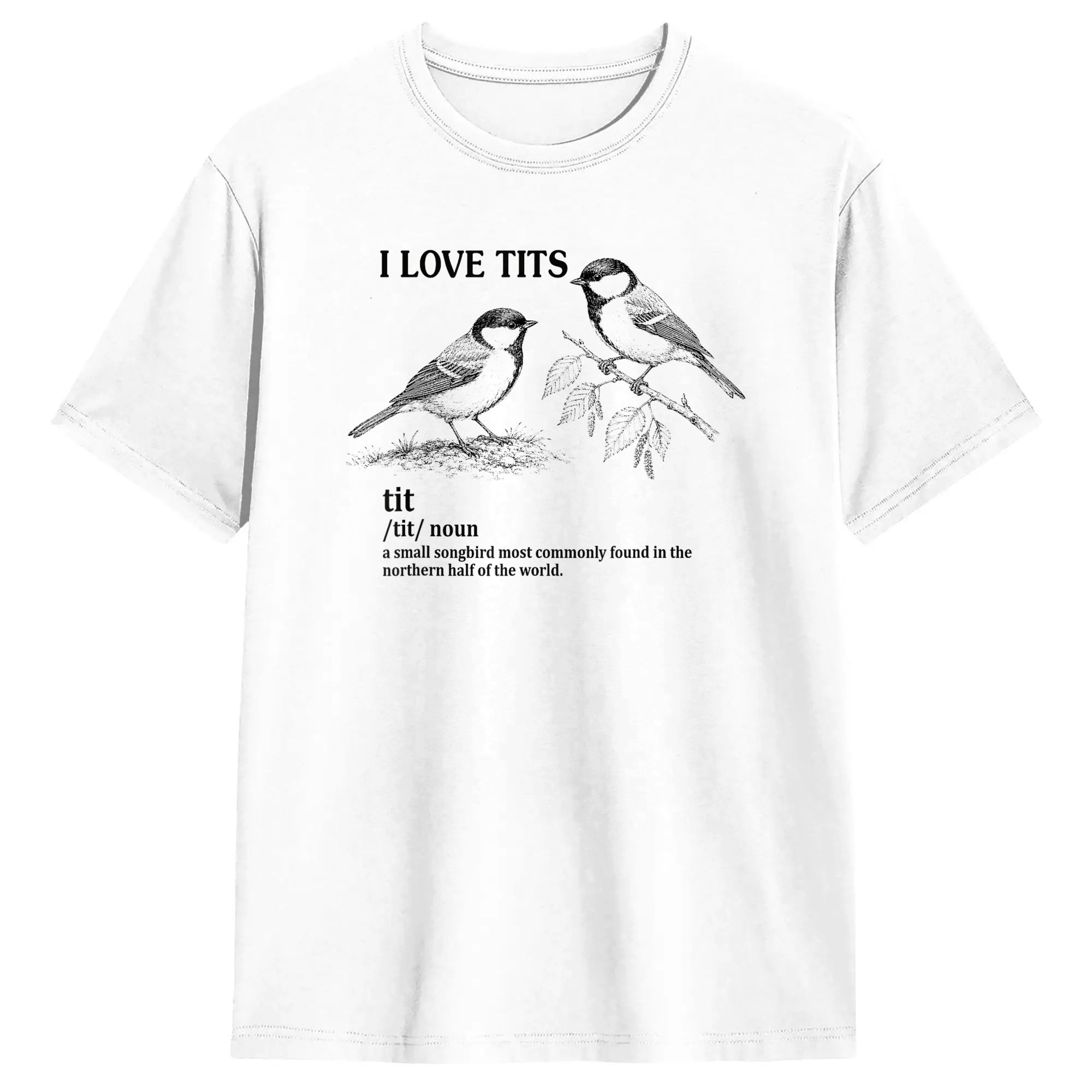 Vintage Queer Fashion - I Love Tits WLW Ally Queer