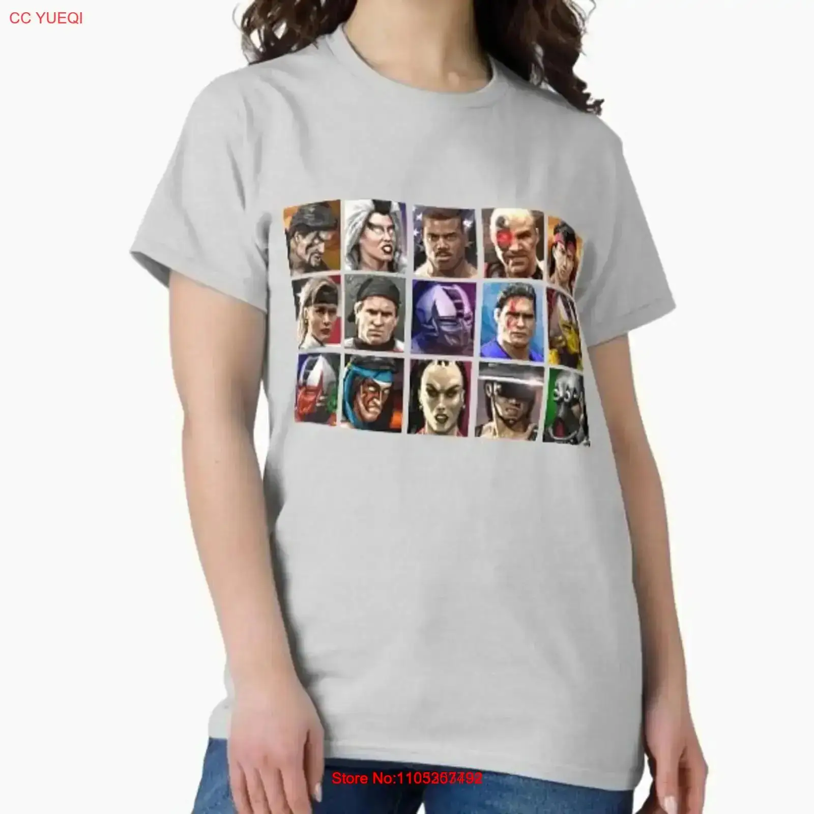 Vintage Fashion Video - Mortal Kombat 3 Select Fighters Videospiel-T-Shirt,