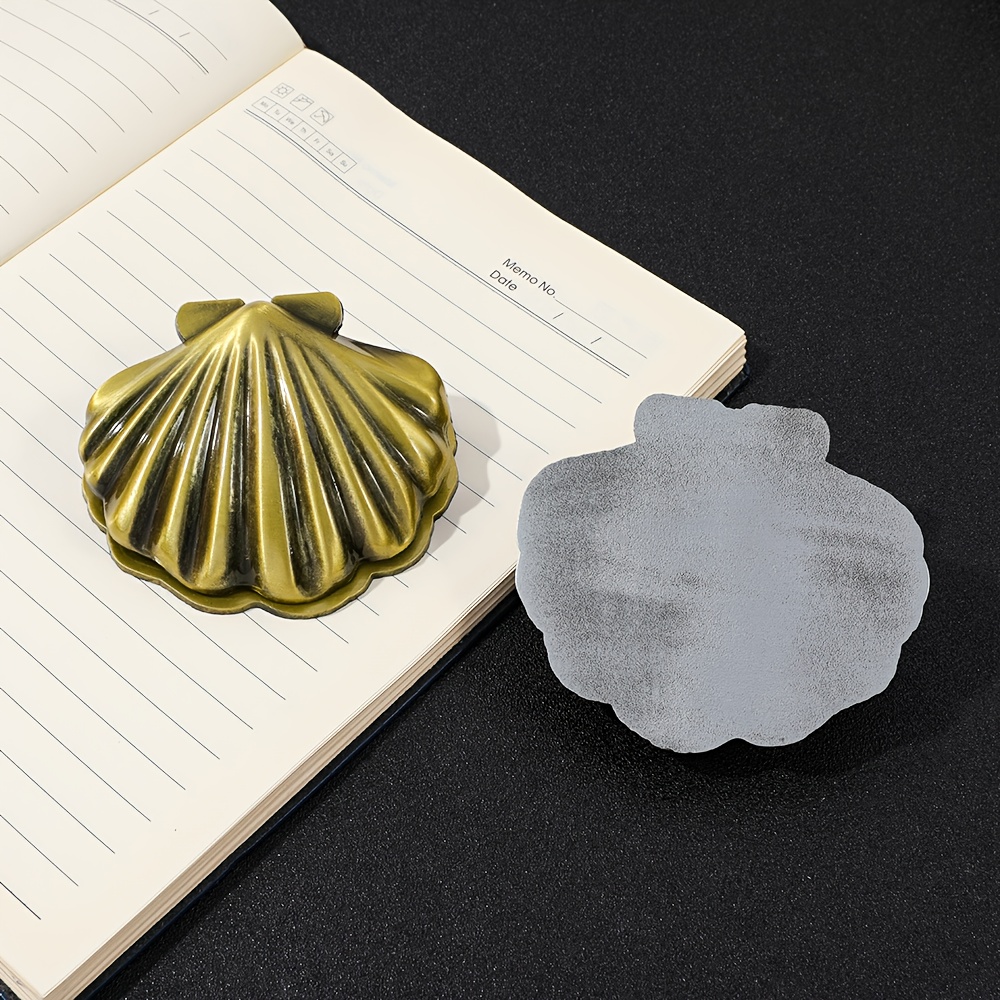 Vintage Fashion Journal - 1pc Vintage Shell Metall Journal Clips