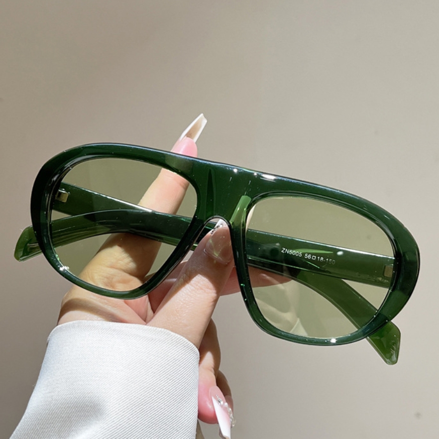 Vintage Outdoor Fashion - Neue Übergroße Piloten-Sonnenbrille für Damen und