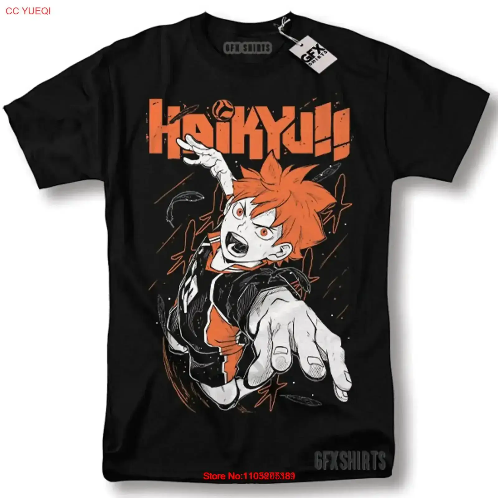 Vintage Fashion Knitwear - Haikyu Hinata Shoyo T-Shirt Manga Strip