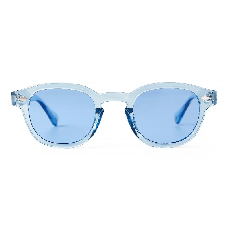 Modische Transparente Blaue Ru – Vintage Fashion Design Bewertung und Preis