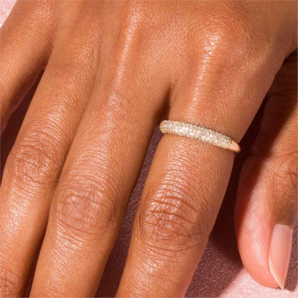 Licht Luxus Glänzenden Ring Fü – Vintage Fashion Faire Bewertung und Preis