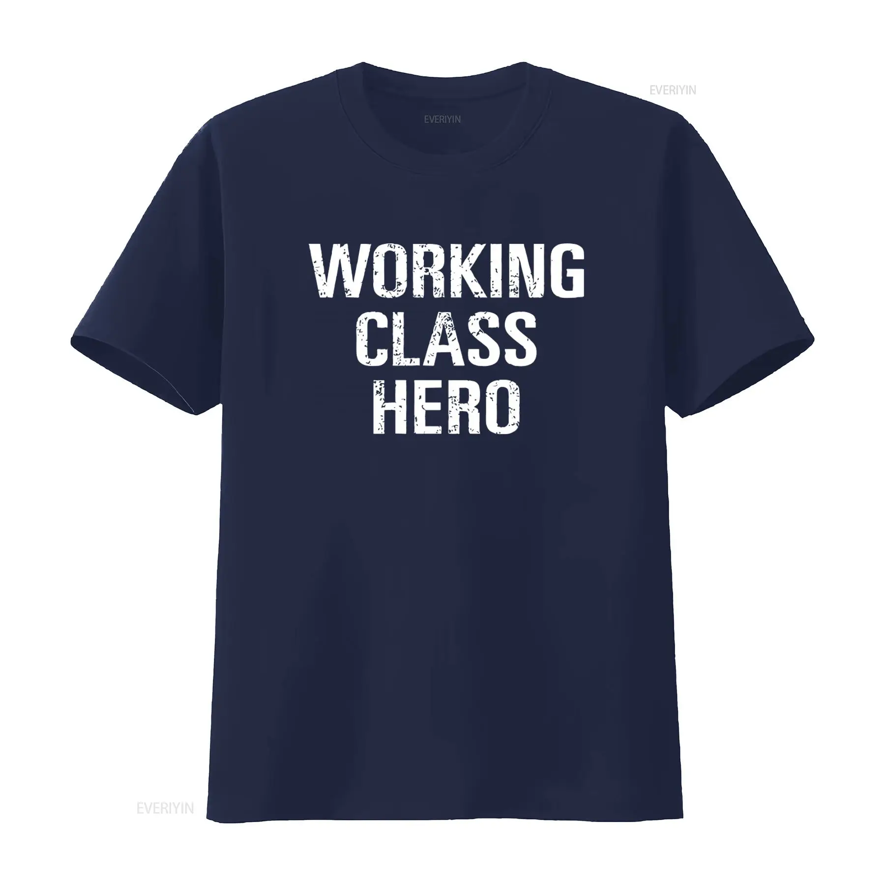 WORKING CLASS HERO Print-T-Shi – Vintage Fashion Nyc Bewertung und Preis