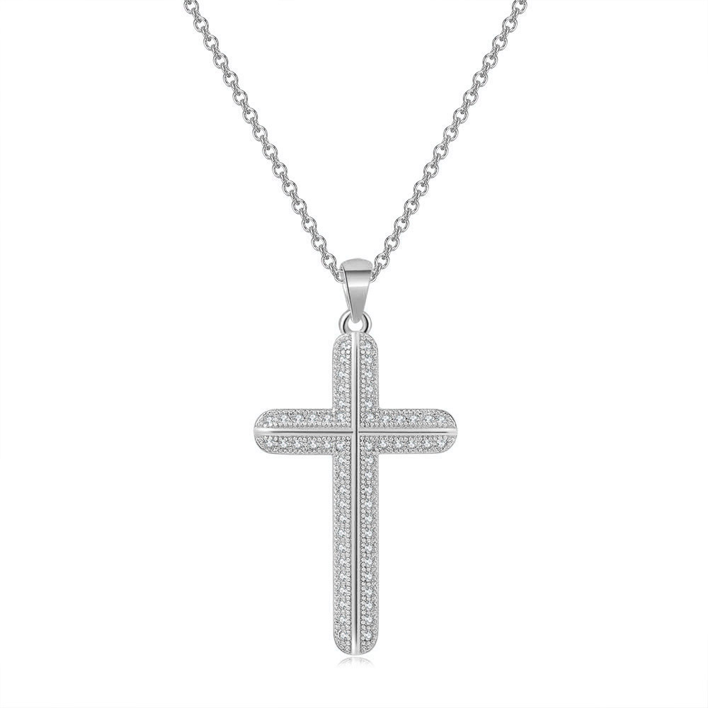 Silber Farbe Kreuz Anhänger Ha – Vintage Fashion Faire Bewertung und Preis