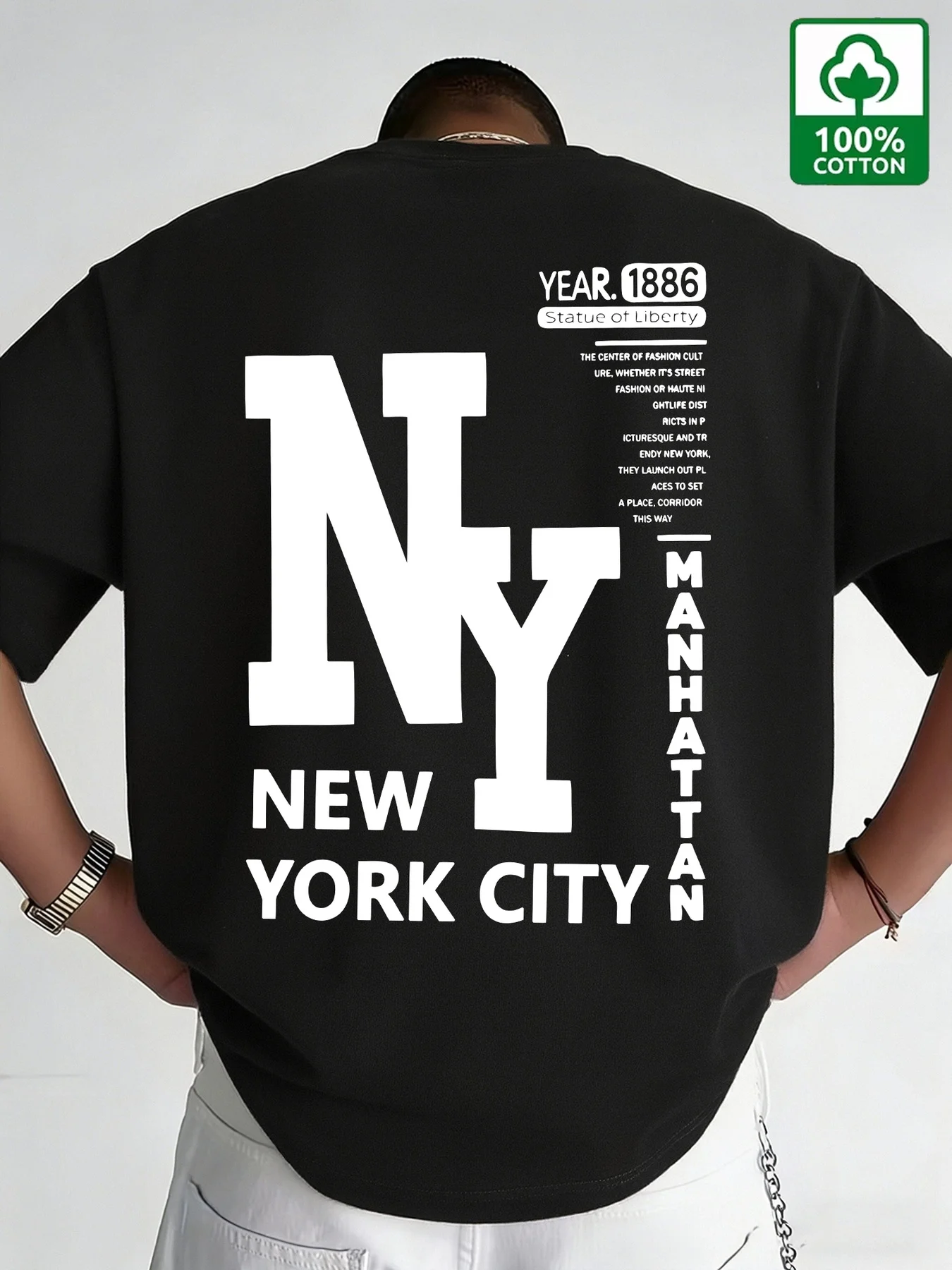 Herren NYC T-Shirt aus Baumwol – Vintage Fashion Nyc Bewertung und Preis