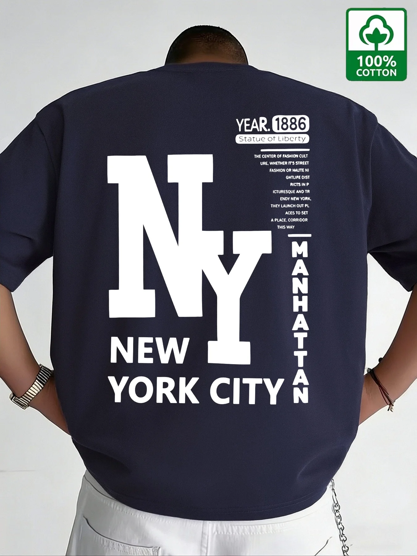 Herren NYC T-Shirt aus Baumwol – Vintage Fashion Nyc Bewertung und Preis