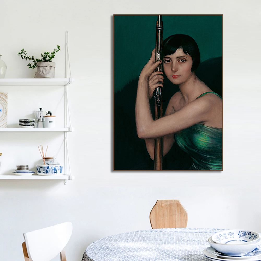 Renaissance Frauenporträt Post – Vintage Fashion Art Bewertung und Preis