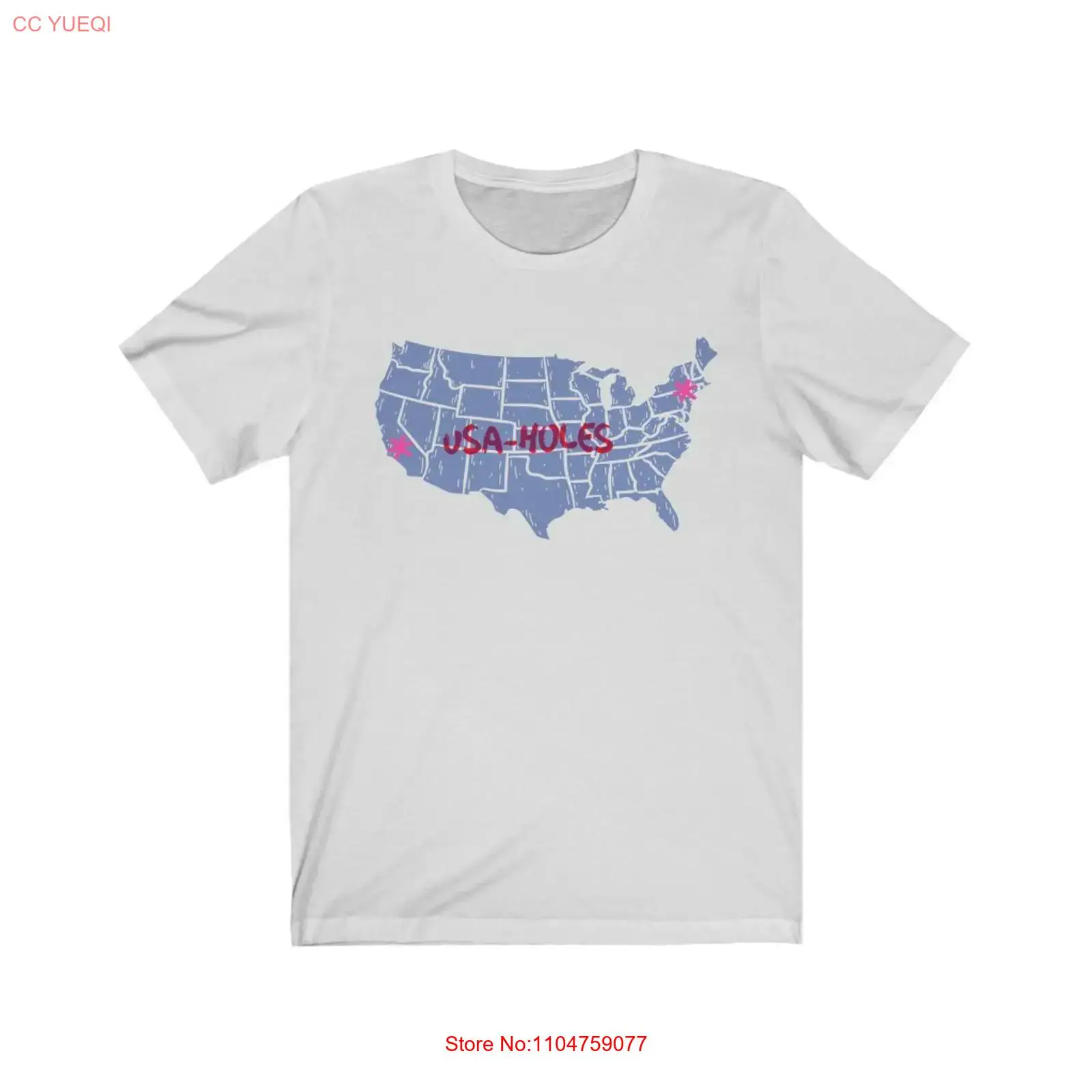 USA Holes NYC CA T-Shirt Jerse – Vintage Fashion Nyc Bewertung und Preis
