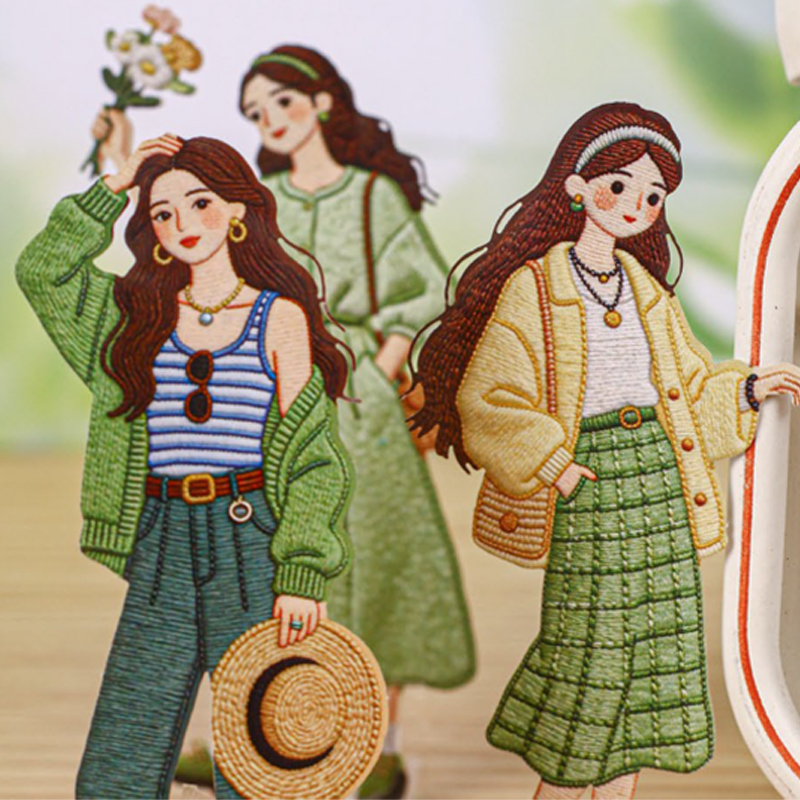 Vintage Fashion Girl Sticker P – Vintage Fashion Journal Bewertung und Preis