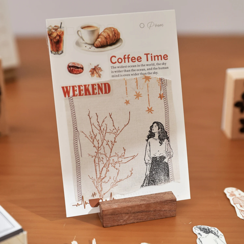 Kreative Mode Mädchen Holz Ste – Vintage Fashion Journal Bewertung und Preis