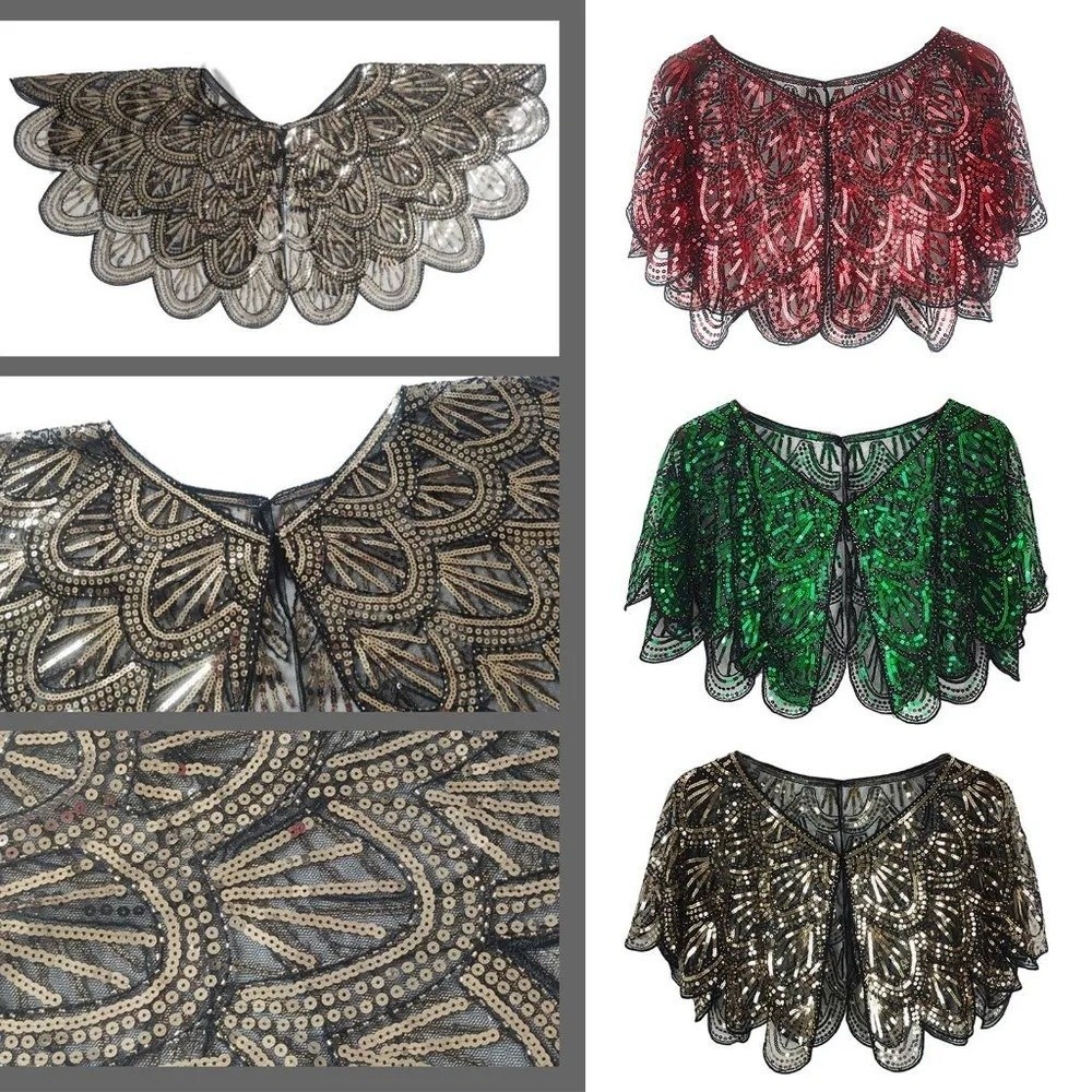 Art Deco Ausgehöhlter Schal mi – Vintage Fashion Art Bewertung und Preis