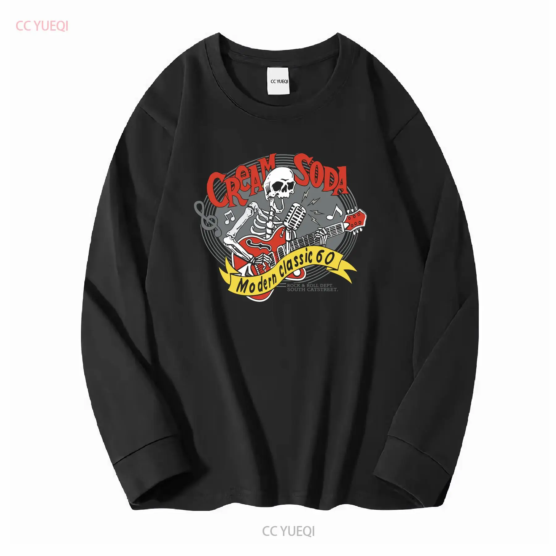 Cremefarbenes Soda Rock Roll T – Vintage Fashion Knitwear Bewertung und Preis